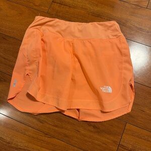 The North Face Women's Bright Orange Athletic Shorts
